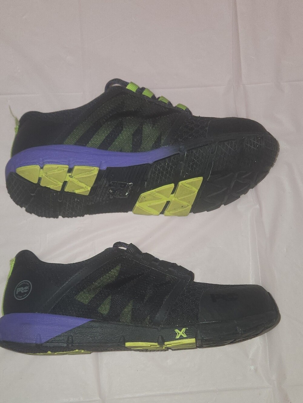 Timberland Pro Radius Composite Toe Work Shoes Women's Size 8.5W Purple Black